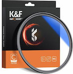 K&F Concept Blue Slim Filtru UV Cu diametrul 49mm cu acoperire MC pentru obiective foto