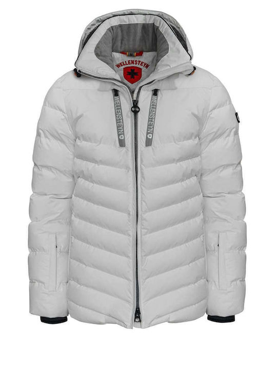 Carmenere Winter Jacket Puffer White