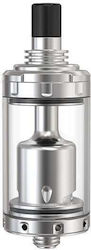 Ambition Amazier E-Zigarette Verdampfer-Tank RTA 4ml 22mm Silber
