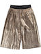 Kids' Fabric Palazzo Pants Gold