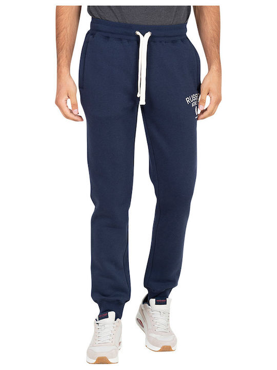 Russell Athletic Men's Sweatpants with Rubber Blue