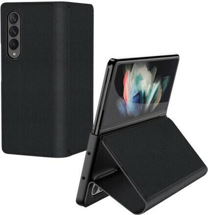 GKK Book Δερματίνης Μαύρο (Galaxy Z Fold 3)