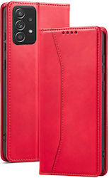 Bodycell Brieftasche Synthetisches Leder Rot (Galaxy A23 4G / Galaxy A23 5G Galaxy A23 4G / Galaxy A23 5G) 04-01018