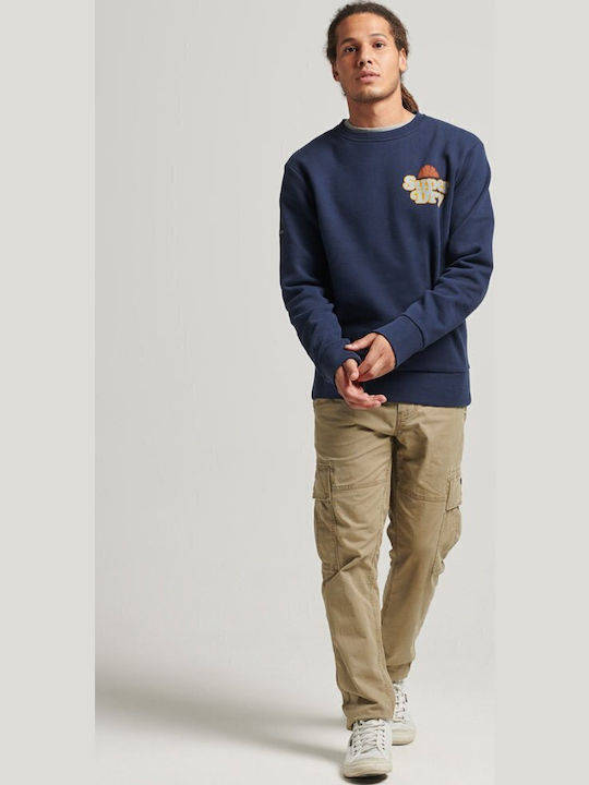 Superdry Φούτερ Darkest Navy