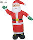 Outdoor Inflatable Illuminated Santa Claus Electric Red 120cm Inflatable Άγιος Βασίλης