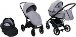 Mikrus Tokyo Adjustable 3 in 1 Baby Stroller Suitable for Newborn Gray