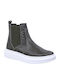 Ghete dama Chelsea de piele Culoare Full Face Κaki
