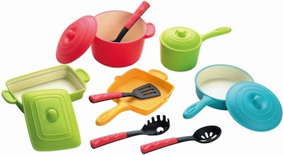 Playgo Cooking Toy / Kitchen Utensils Modern Cookware 13pcs