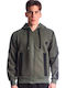Sweatshirt with Hood Khaki