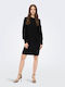 Only Mini Dress Knitted Black