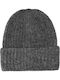 Beanie Unisex Σκούφος Πλεκτός Anthracite