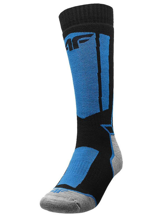 4F Boys Knee-High Sport Socks Blue