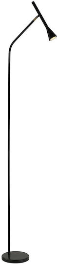 Viokef Melody Floor Lamp H150xW20cm. with Socket for Bulb GU10 Black
