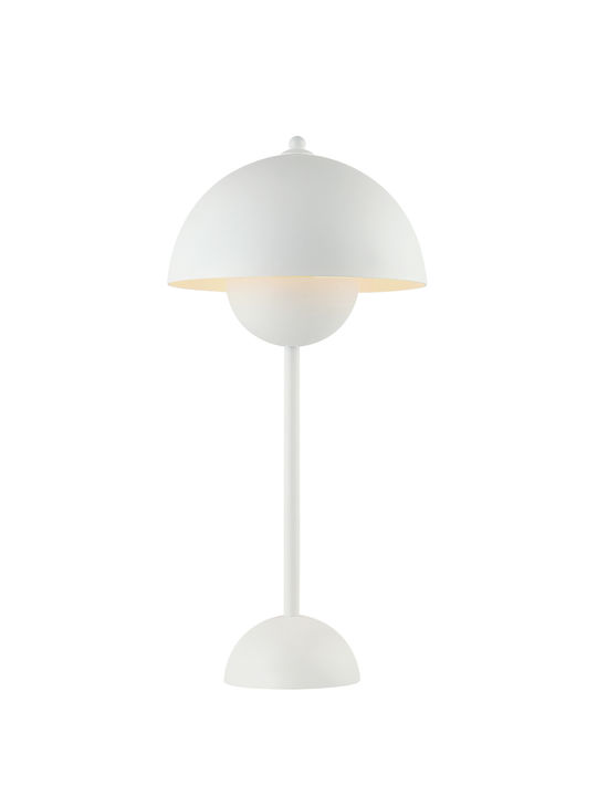 Viokef Tulip Modern Table Lamp E27 White/White 4283300
