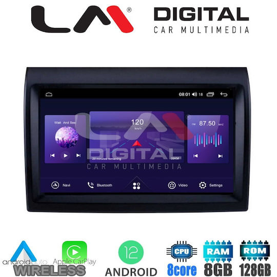 LM Digital Car Audio System for Peugeot Boxer / 308 Fiat Ducato Citroen Jumper / Jumpy 2013 (Bluetooth/USB/AUX/WiFi/GPS/Apple-Carplay/Android-Auto) with Touch Screen 9"