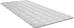 Lago Single Bed Polyester Mattress Topper with Elastic Straps 90x200x3cm