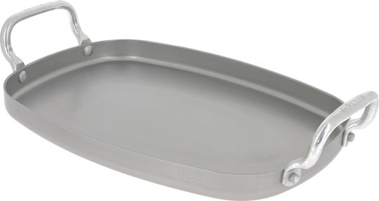 De Buyer Baking Plate with Stainless Steel Flat Surface 38x26x2.5cm