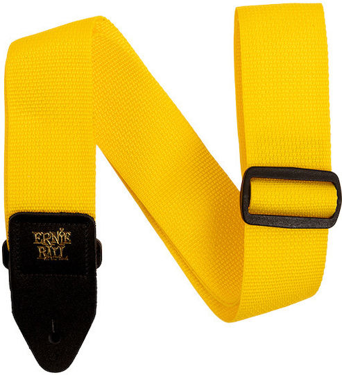 Ernie Ball Polypro Strap for Guitar Yellow