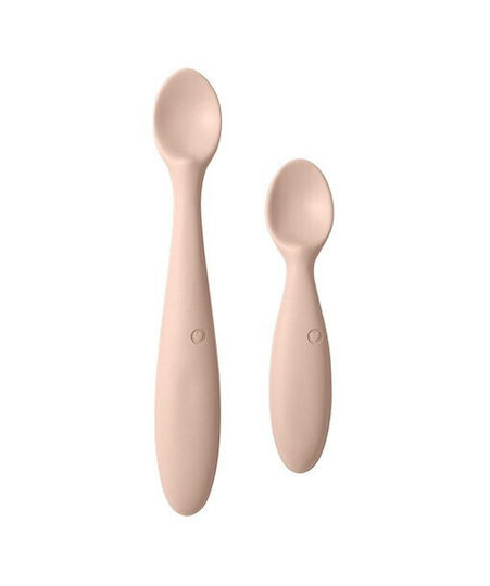 Bibs Бебешки Комплект с Лъжици от Пластмаса Blush 2бр