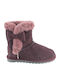Kinderhausschuhe Stiefel Lila