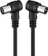 Lineme Kabelantenne Koax-Stecker - Koax-Buchse (12-05026-2)