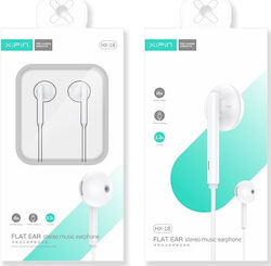 Xipin HX-18 Earbuds Handsfree με Βύσμα 3.5mm Λευκό