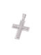 Women's White Gold Cross 9K