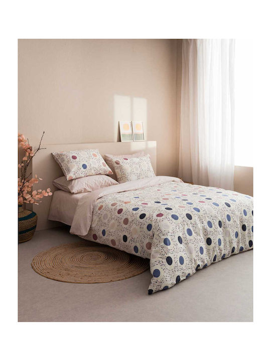 Vesta Home Σετ Παπλωματοθήκη Βαμβακερή Μονή με ...