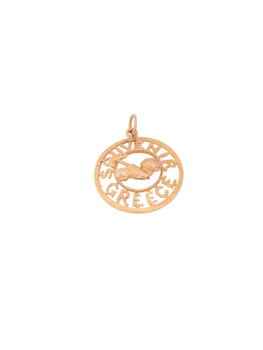 Charm from Gold 18k with Diamond