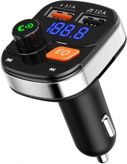 Andowl FM Transmitter Αυτοκινήτου Qc58 με Bluetooth / USB