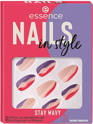 Essence Colored False Nail Tip Multicolour 12pcs C122547