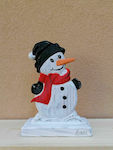 Noel Christmas SNowman Figure White 22x15x15cm