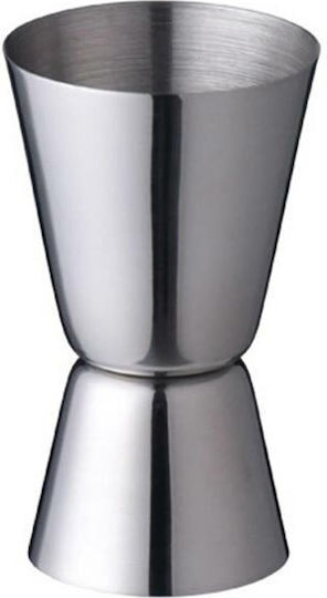 Double Bar Spirit Measure 25/50ml Inox
