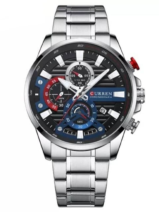 Curren Men's Watch 46mm Chronograph Battery wit...
