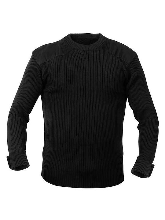 Woodland - Rundhalsausschnitt Pullover - Schwarz