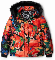 Desigual Kids Casual Jacket short Hooded Multicolour