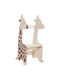 Giraffe Learning Tower made of Wood Beige