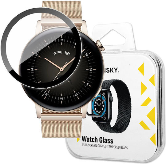 Wozinsky Full Face Tempered Glass for the Huawei Watch GT 3 42mm 1pcs