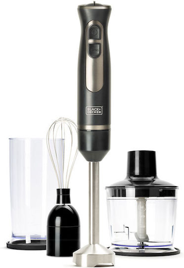 Black & Decker Handmixer mit Inox-Stab 800W Schwarze