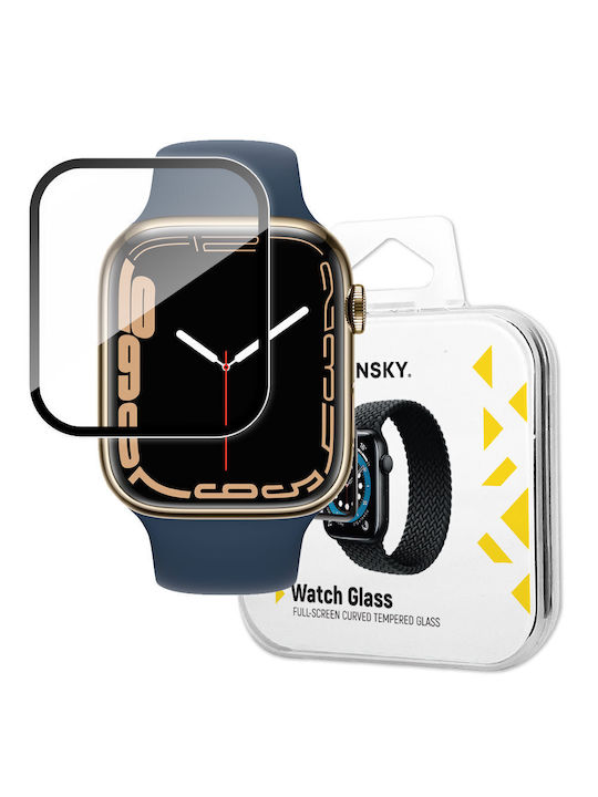 Wozinsky Full Face Tempered Glass for the Apple Watch 45mm