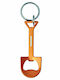 Munkees Keychain Opener Shovel Metallic Orange