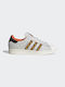 Adidas Superstar Sneakers Crystal White / Semi Impact Orange / Cloud White