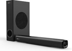 Crystal Audio CASB160S Soundbar 160W 2.1 με Τηλεχειριστήριο Μαύρο