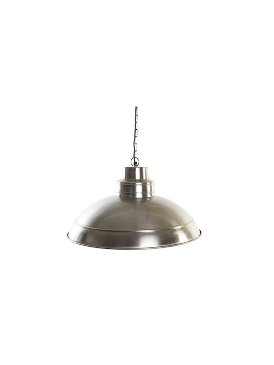 DKD Home Decor Hängelampe Einfaches Licht für Fassung E27 Silber