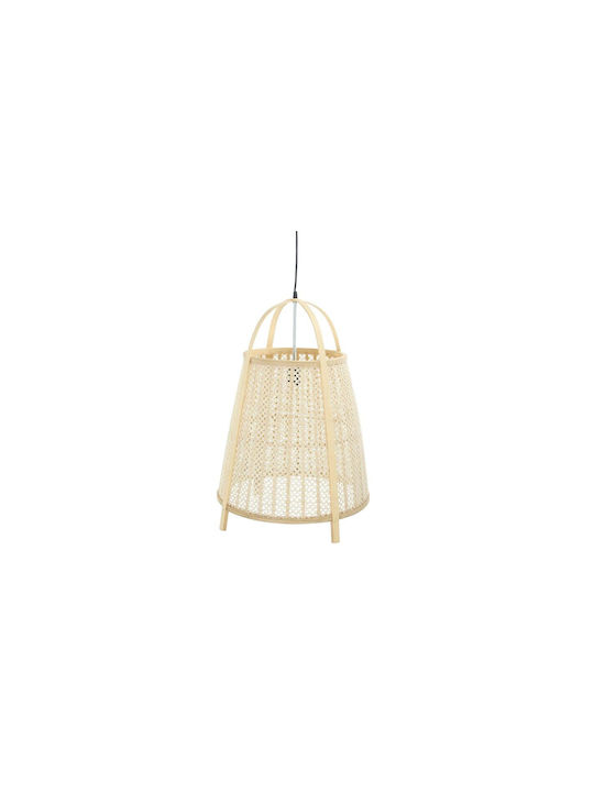 DKD Home Decor Hängende Deckenleuchte Einfaches Licht für Fassung E27 Beige