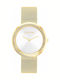 Calvin Klein Дамски Часовник 36mm Кварцов със Златна Метална Верижка