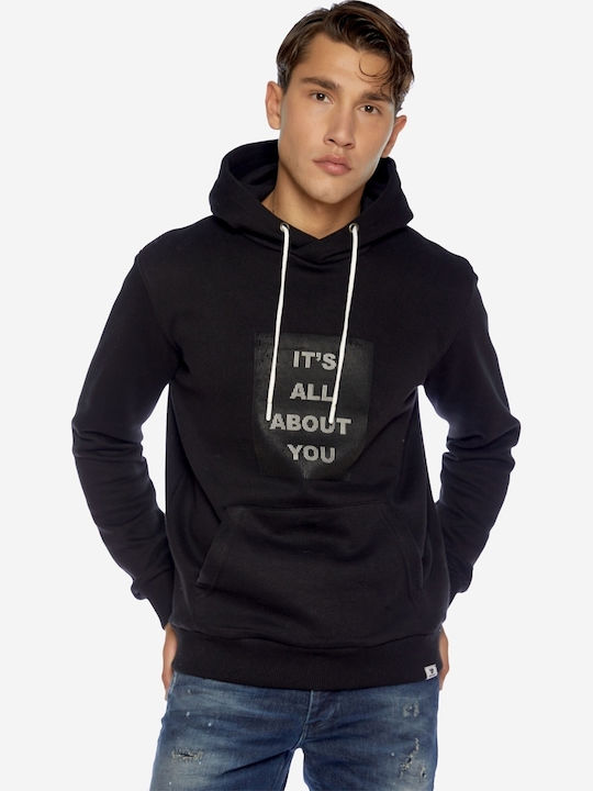 Sweatshirt with Hood Black