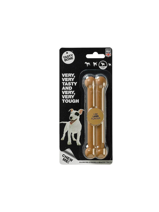 Tasty Bone Lamb Nylon Dog Toy Bone Small Brown Tasty Bone Lamb Nylon Dog Toy Bone Small Brown