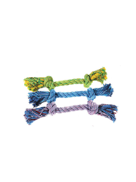 Happypet Nuts for Knots 2Knot Seilspielzeug Hund Mittel 5εκ. Blau