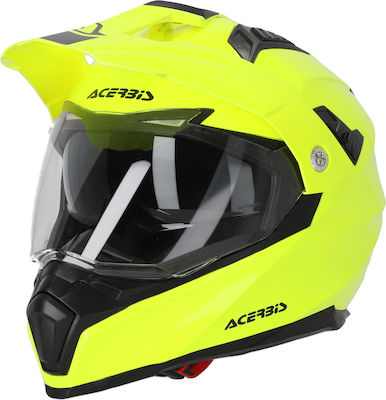 Acerbis Flip FS-606 Fluo Yellow Κράνος Μηχανής On-Off 1560gr